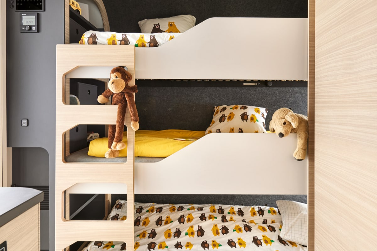 Ein Stockbett oder auch Etagenbett