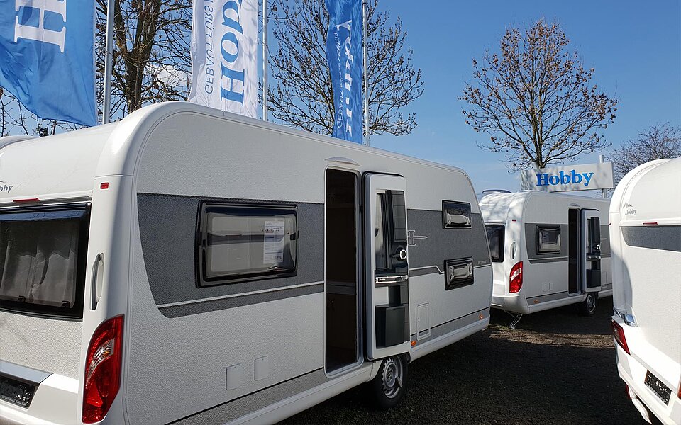 Hobby Wohnwagen bei Camperland Bong